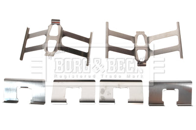 Borg & Beck - FITTING KIT - PADS - BBK1490 - Fits: Honda CR-V 02-06