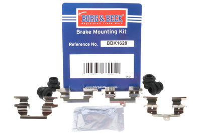 Borg & Beck - FITTING KIT - PADS - BBK1628 - Fits: Nissan Qashqai+2 02/07-13