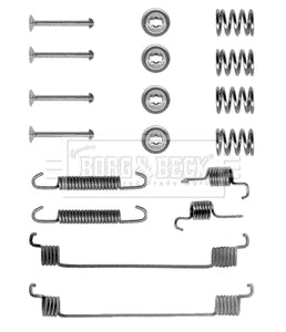 Borg & Beck - FITTING KIT - SHOES - BBK6048 - Fits: Fiat, Lancia, Peugeot