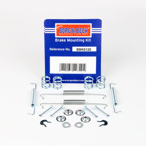 Borg & Beck - FITTING KIT - SHOES - BBK6120 - Fits: Land Rover, Porsche