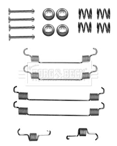 Borg & Beck - FITTING KIT - SHOES - BBK6149 - Fits: PSA C1, 107,Toyota Aygo 06/05-