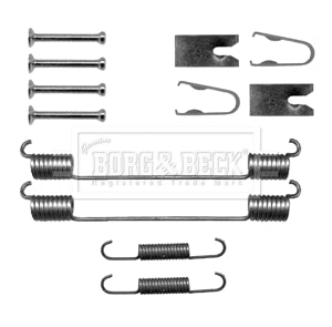 Borg & Beck - FITTING KIT - SHOES - BBK6152 - Fits: Fiat Grande Punto,GM Corsa 05-