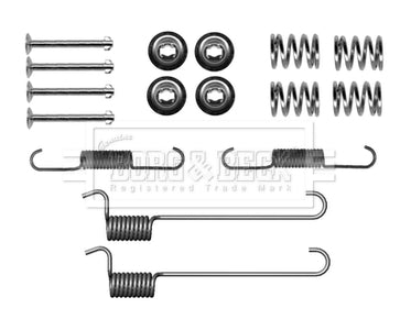 Borg & Beck - FITTING KIT - SHOES - BBK6162 - Fits: Nissan X-Trail 07/01-