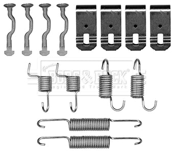 Borg & Beck - FITTING KIT - SHOES - BBK6191 - Fits: Honda Accord, CR-V, Stream 01-