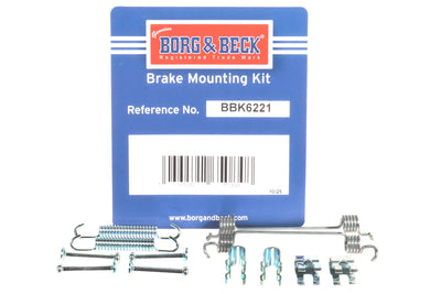 Borg & Beck - FITTING KIT - SHOES - BBK6221 - Fits: Fiat Punto 99-03