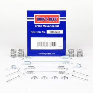 Borg & Beck - FITTING KIT - SHOES - BBK6238 - Fits: Renault Clio IV G/Tour 01/13-