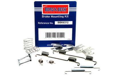 Borg & Beck - FITTING KIT - SHOES - BBK6312 - Fits: L'Rover Discovery 07/04-