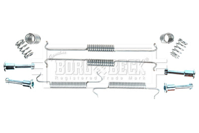 Borg & Beck - FITTING KIT - SHOES - BBK6343 - Fits: VW Touareg (7P5) 01/10-
