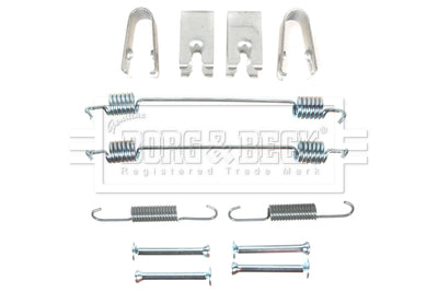 Borg & Beck - FITTING KIT - SHOES - BBK6344 - Fits: Nissan Micra,Renault Clio 03-