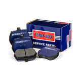 Borg & Beck - BRAKE PADS - BBP1409 - Fits: Rover (F) R90 approved