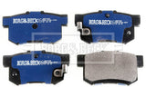 Borg & Beck - BRAKE PADS - BBP1535 - Fits: Rover (R) R90 approved