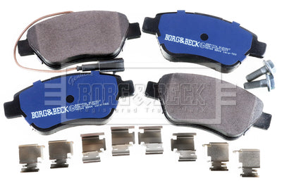 Borg & Beck - FRONT BRAKE PADS - BBP1716 - Fits: PSA Nemo, Bipper 1.4 08-