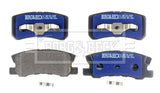 Borg & Beck - Rear Brake Pads - BBP1758 - Fits: Mitsubishi Shogun 00-