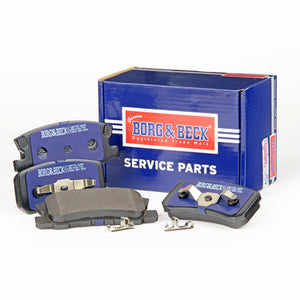 Borg & Beck - Rear Brake Pads - BBP1758 - Fits: Mitsubishi Shogun 00-