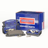 Borg & Beck - Rear Brake Pads - BBP1758 - Fits: Mitsubishi Shogun 00-