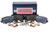 Borg & Beck - REAR BRAKE PADS - BBP1777 - Fits: Vauxhall Astra, Zafira 99-