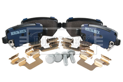 Borg & Beck - REAR BRAKE PADS - BBP1777 - Fits: Vauxhall Astra, Zafira 99-