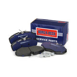 Borg & Beck - FRONT BRAKE PADS - BBP1812 - Fits: Vauxhall Vivaro,Traffic 01-