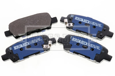 Borg & Beck - REAR BRAKE PADS - BBP1839 - Fits: Nissan X-Trail 01-