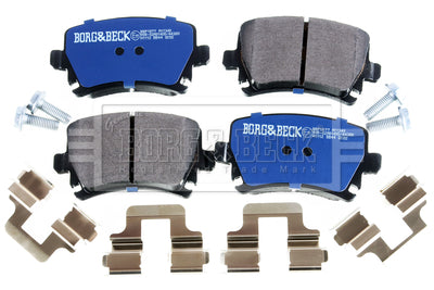 Borg & Beck - REAR BRAKE PADS - BBP1877 - Fits: VW A3, Touran 03-