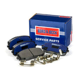 Borg & Beck - FRONT BRAKE PADS - BBP1910 - Fits: Kia Picanto 04-