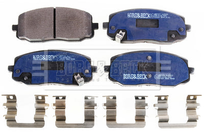 Borg & Beck - FRONT BRAKE PADS - BBP1910 - Fits: Kia Picanto 04-
