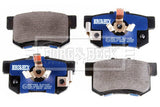 Borg & Beck - REAR BRAKE PADS - BBP1985 - Fits: Honda CR-V II / FR-V 05-