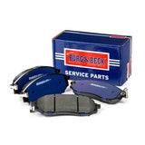 Borg & Beck - FRONT BRAKE PADS - BBP2060 - Fits: Nissan Navara 05-