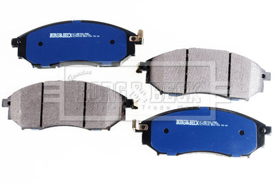 Borg & Beck - FRONT BRAKE PADS - BBP2060 - Fits: Nissan Navara 05-