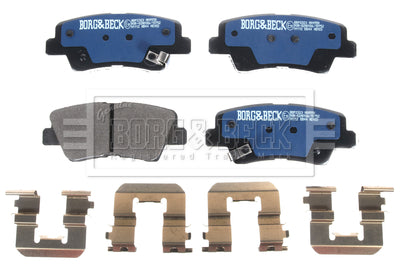 Borg & Beck - REAR BRAKE PADS - BBP2323 - Fits: Hyundai i40 07/11-
