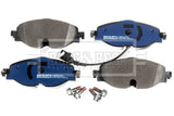 Borg & Beck - FRONT BRAKE PADS - BBP2381 - Fits: VAG A3,Leon, Golf VII 04/12-
