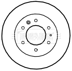 Borg & Beck - BRAKE DRUM - BBR7239 - Fits: Mazda B Ser, BT-50 99-