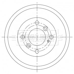 Borg & Beck - BRAKE DRUM - BBR7263 - Fits: Ford Fiesta 06/08-