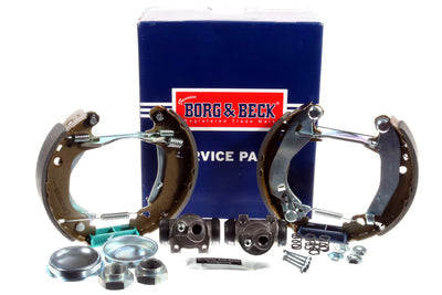 Borg & Beck - BRAKE SHOE KIT - BBS1006K - Fits: Peugeot 205 87-98