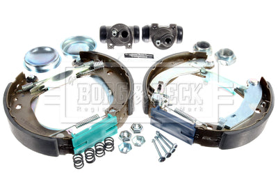 Borg & Beck - BRAKE SHOE KIT - BBS1006K - Fits: Peugeot 205 87-98
