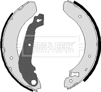 Borg & Beck - BRAKE SHOES - BBS6090 - Fits: Ford Sierra, Sierra Sapphire