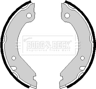 Borg & Beck - BRAKE SHOES - BBS6134 - Fits: Volvo