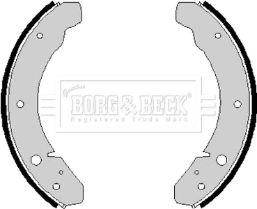 Borg & Beck - BRAKE SHOES - BBS6141 - Fits: Porsche