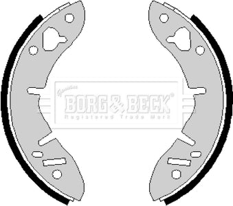 Borg & Beck - BRAKE SHOES - BBS6155 - Fits: Reliant