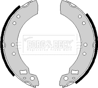 Borg & Beck - BRAKE SHOES - BBS6158 - Fits: Ford