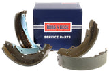 Borg & Beck - BRAKE SHOES - BBS6195 - Fits: PSA Jumper, Boxer 94-02