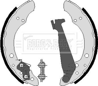 Borg & Beck - BRAKE SHOES - BBS6213 - Fits: Audi, VW R90 approved