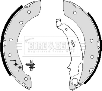Borg & Beck - BRAKE SHOES - BBS6233 - Fits: Renault R90 approved