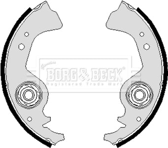 Borg & Beck - BRAKE SHOES - BBS6244 - Fits: Fiat R90 approved