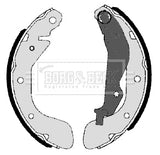 Borg & Beck - BRAKE SHOES - BBS6349 - Fits: Daewoo Kalos 03- Chev Aveo 08-