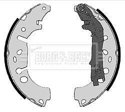 Borg & Beck - BRAKE SHOES - BBS6368 - Fits: Vauxhall Corsa 1.3CDTi 10/06-