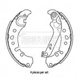 Borg & Beck - BRAKE SHOES - BBS6522 - Fits: Fiesta VIII 01/17-