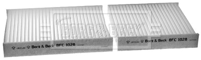 Borg & Beck - CABIN FILTER - BFC1028 - Fits: Peugeot 207 06-