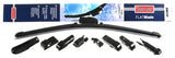 Borg & Beck - WIPER BLADE FLAT - BW17F - Fits: "Flat Wiper Blade 17"""