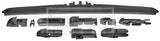 Borg & Beck - WIPER BLADE HYBRID - BW17H - Fits: "Hybrid Wiper Blade 17"""